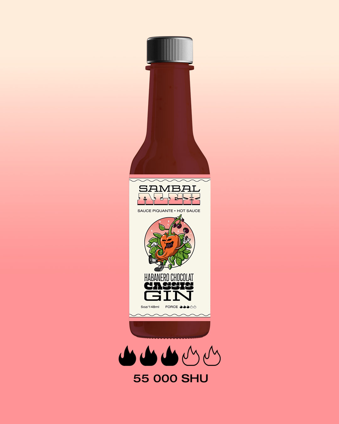 Habanero chocolat / Cassis / Gin