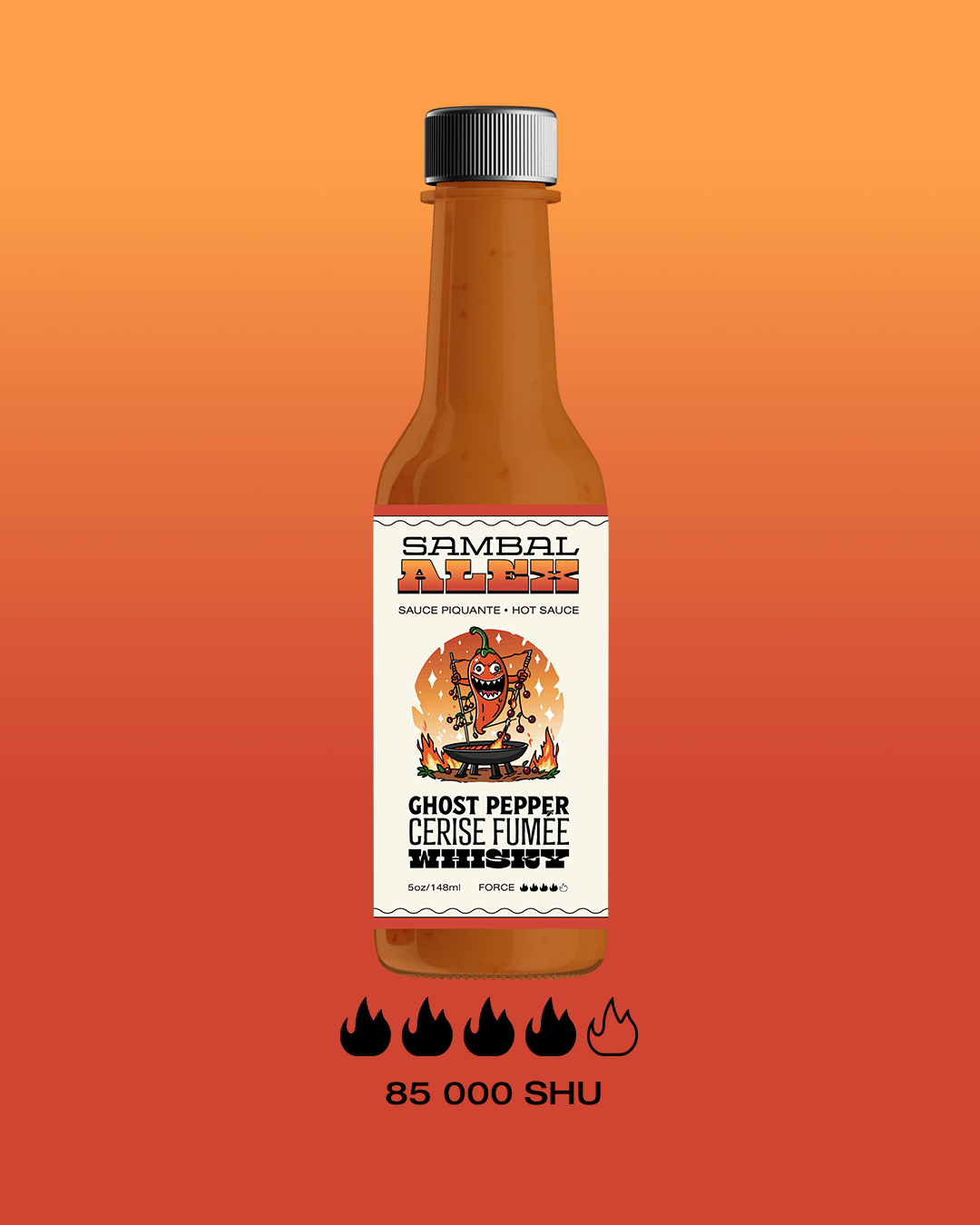 Ghost pepper / Cerise Fumée / Whisky